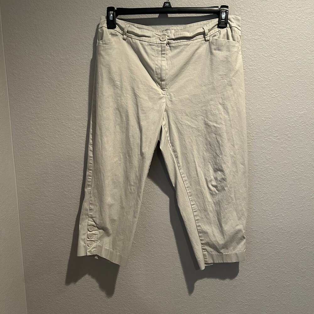Talbots Women's Perfect Crop Pants Size 16P